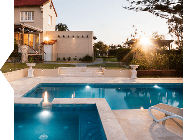 A Beautiful Home With Two Pools